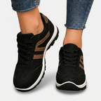Rivaclo | Women's Color Block Lace-Up Shoes – Structured Retro Design