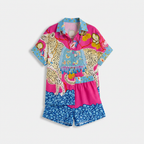 Rivaclo | Women's Two-Piece Printed Set – Graphic Design