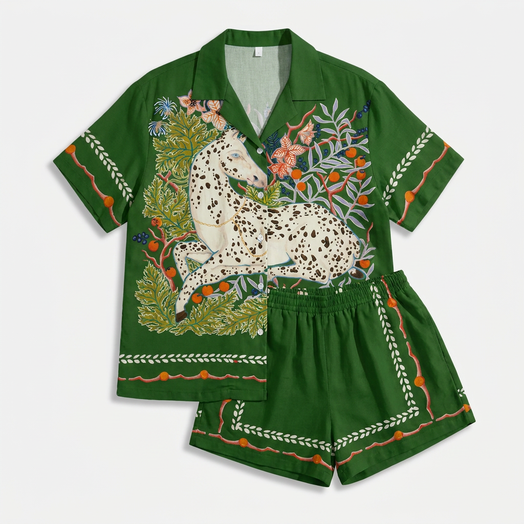 Rivaclo | Femme Ensemble Deux Pièces Imprimé – Design Graphique