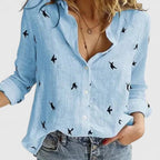 Claudine | Chemise Boutonnée en Lin