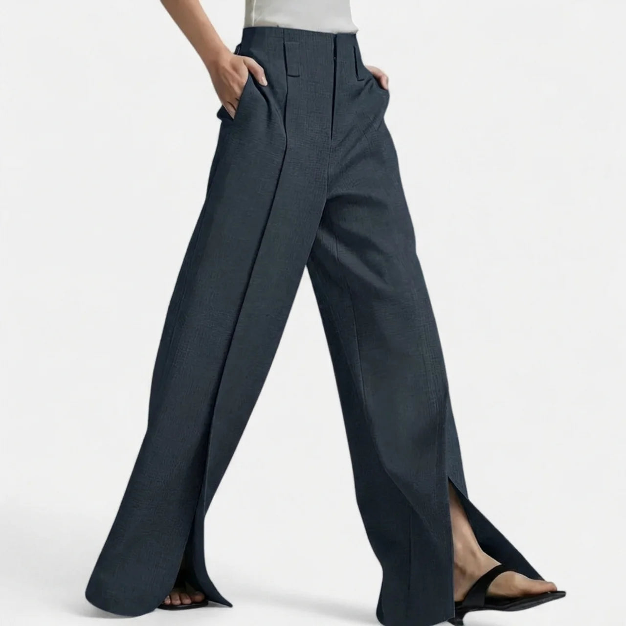 Rivaclo | Pantalon élégant à jambes larges pour femme