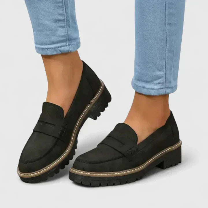 Juliye | Mocassins Orthopédiques Noirs