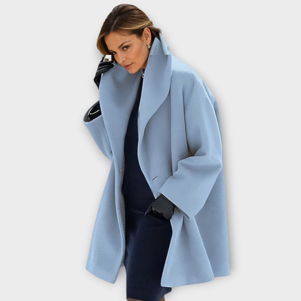 Veste femme coupe-vent col châle d'hiver 0