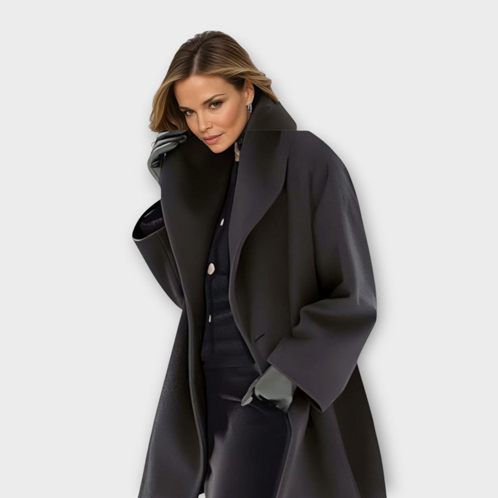 Veste femme coupe-vent col châle d'hiver 2