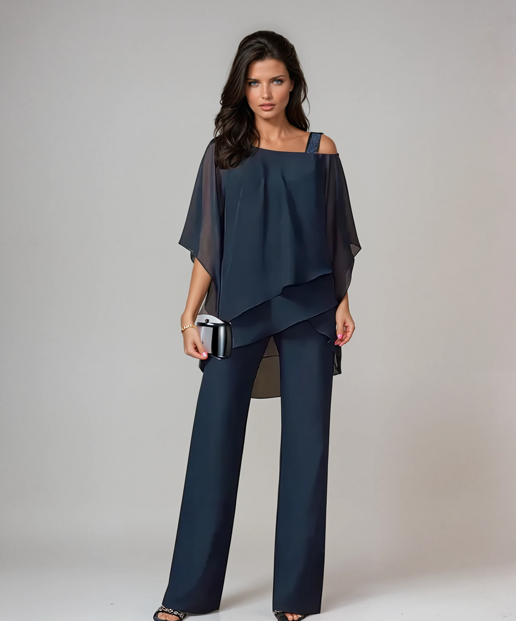 Oriane | Ensemble Pantalon Fluide