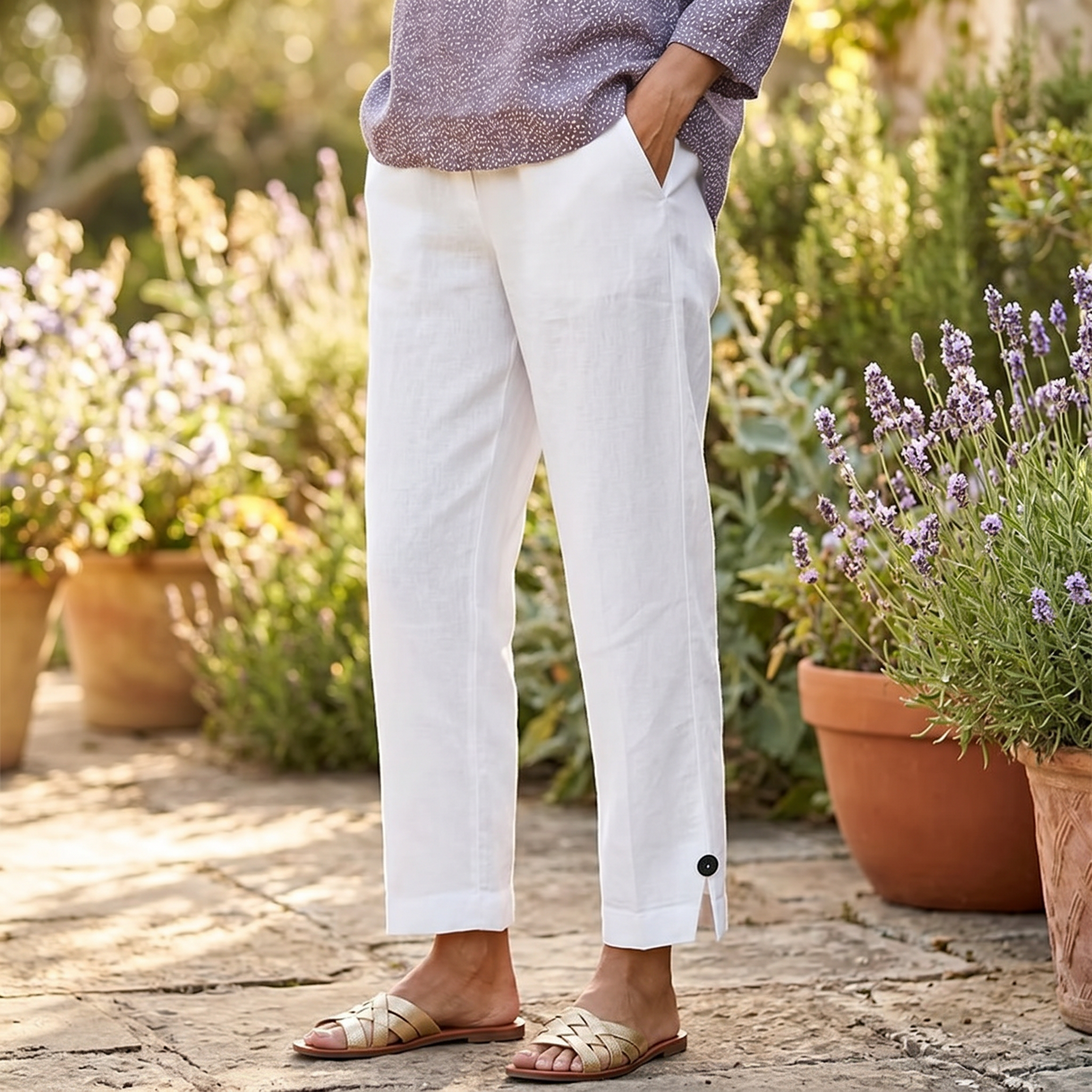 Wovena | Pantalon Court Stretch