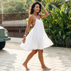 Véronique | Robe d’Été Dos Ouvert