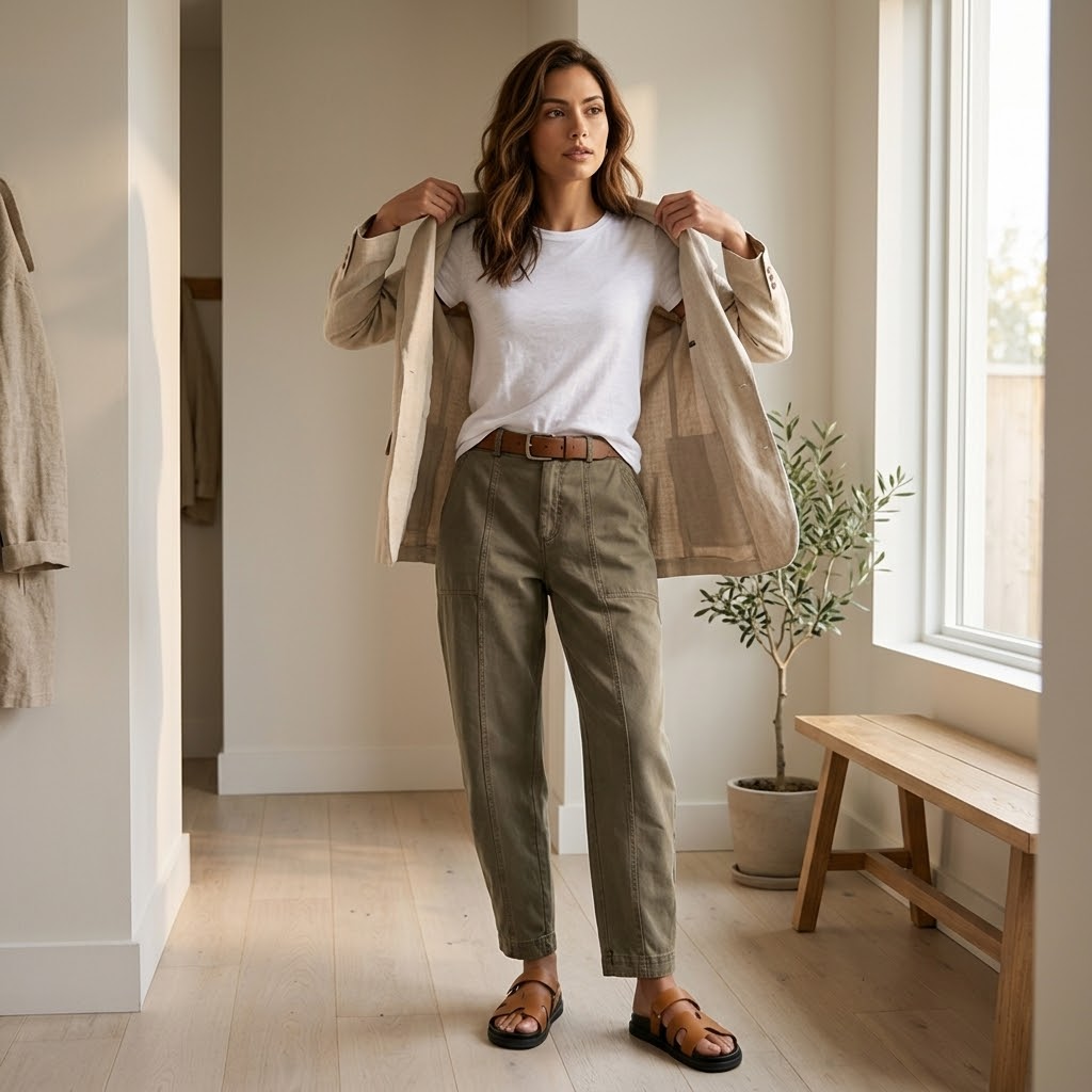Marsova | Pantalon Utilitaire Taille Haute