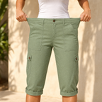 Mélissa | Pantacourt Cargo Femme