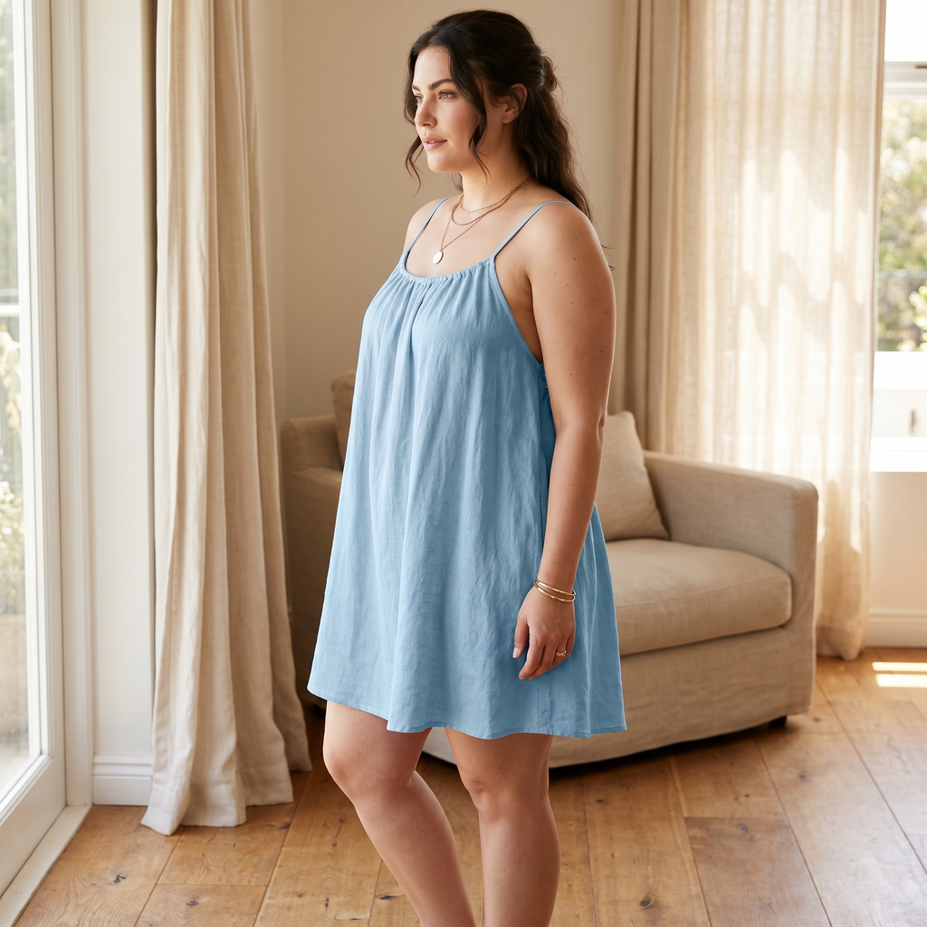 Véronique | Robe d’Été Dos Ouvert