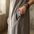Carrina | Robe Maxi à Volants et Poches