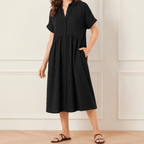 Elara | Robe Chemise Rayée