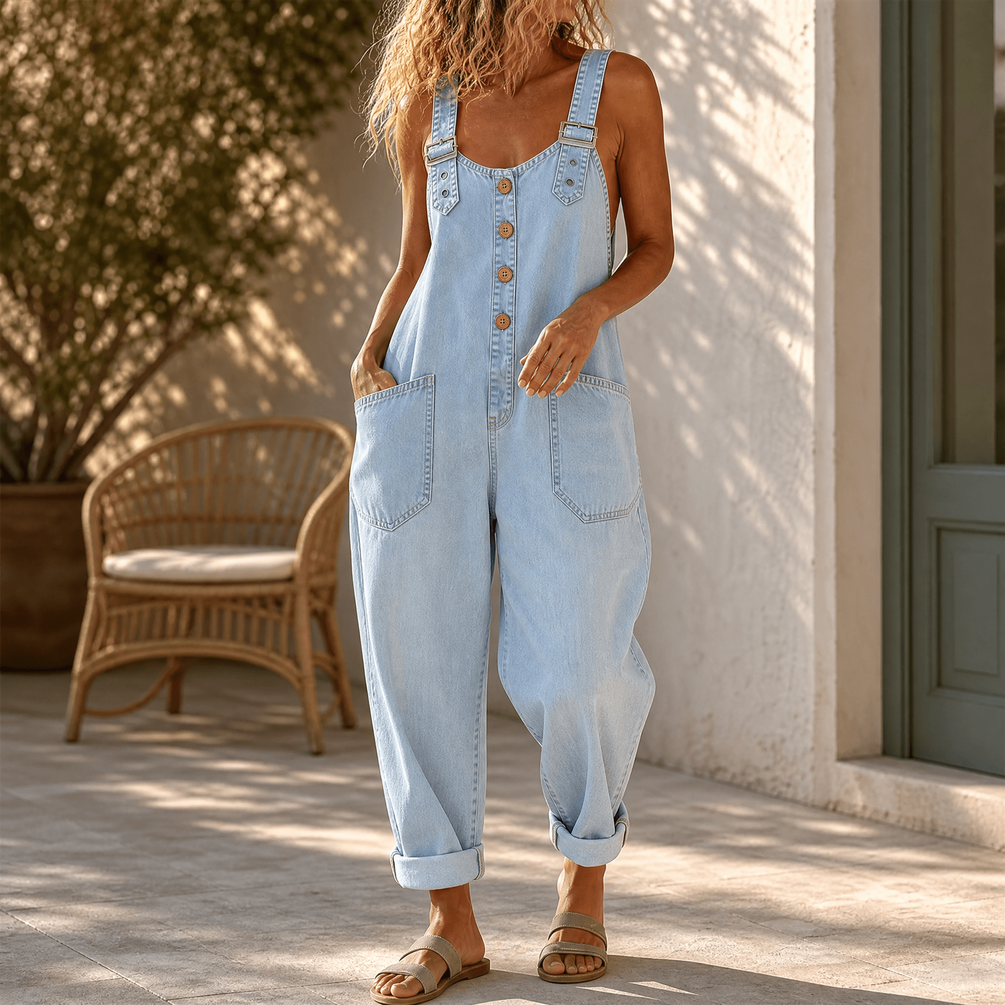 Mariella | Salopette Denim Femme