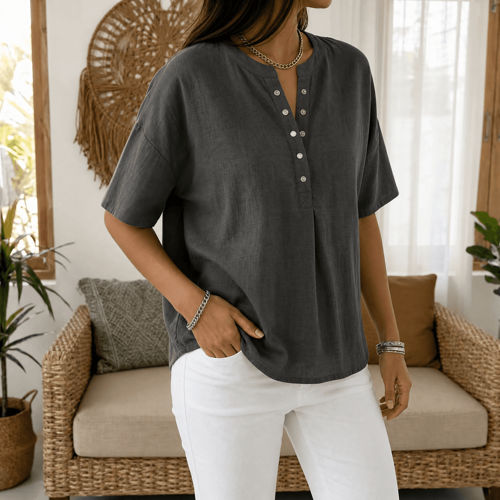 Soleia | Blouse Henley Femme