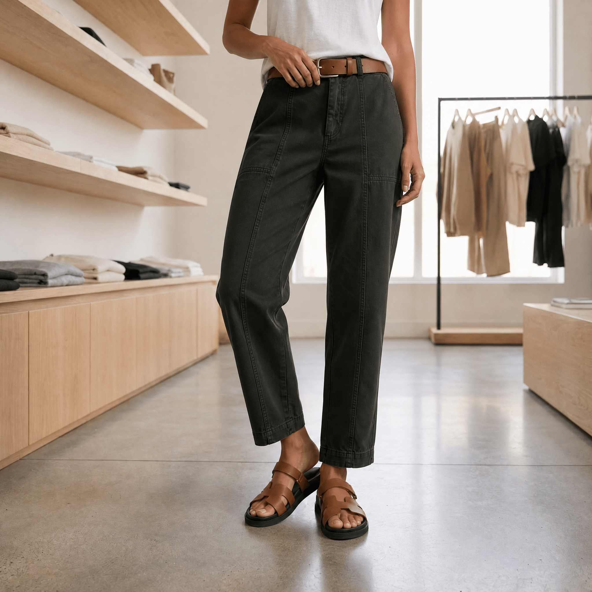 Marsova | Pantalon Utilitaire Taille Haute