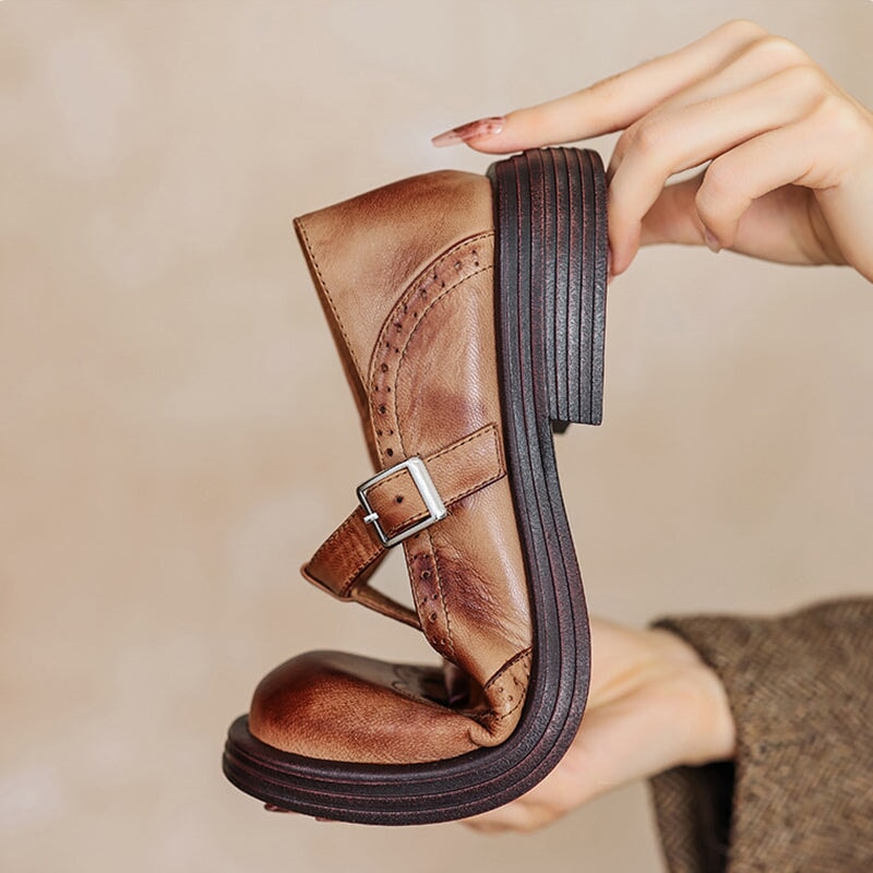 Aline | Mocassins Plats à Bride