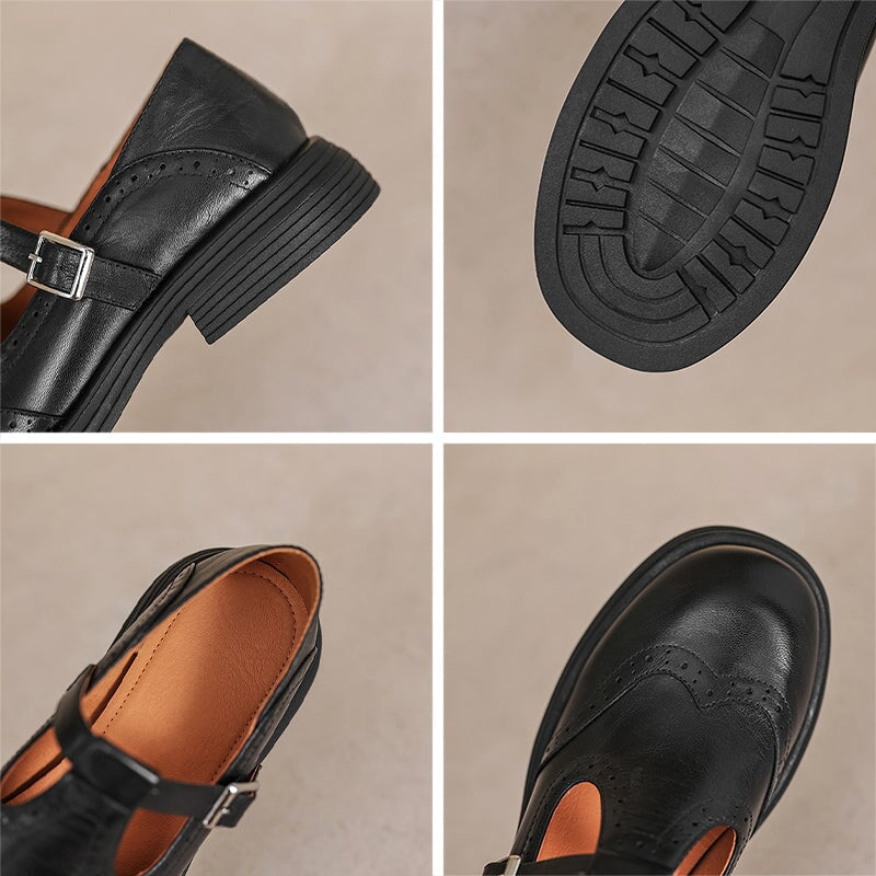 Aline | Mocassins Plats à Bride