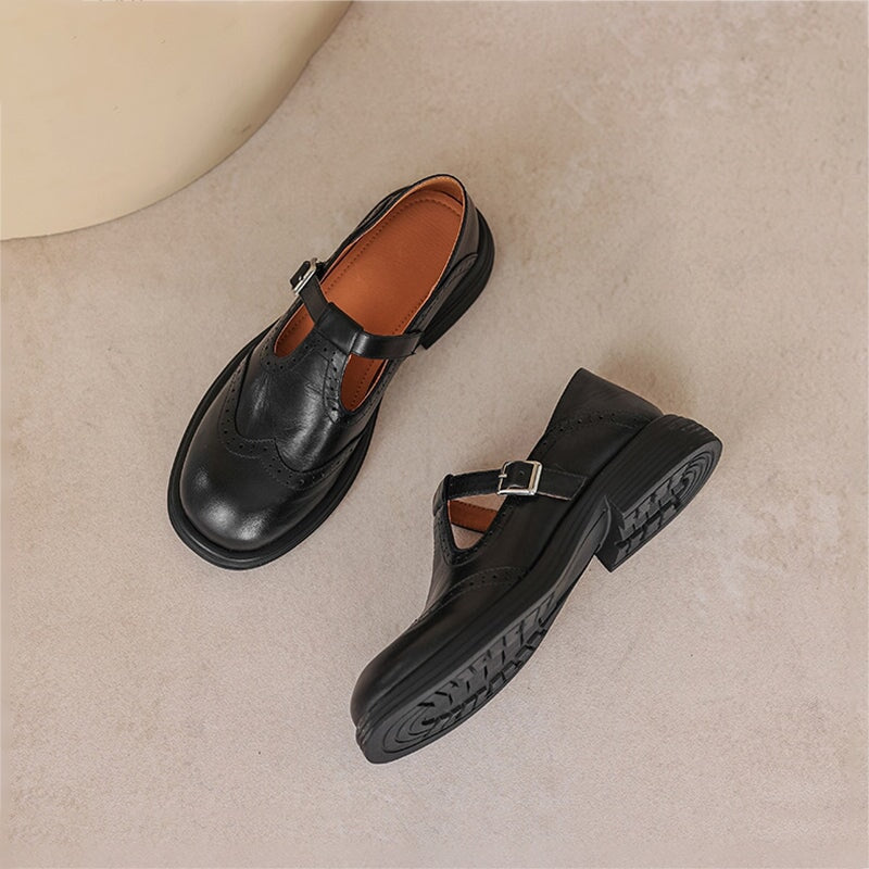 Aline | Mocassins Plats à Bride