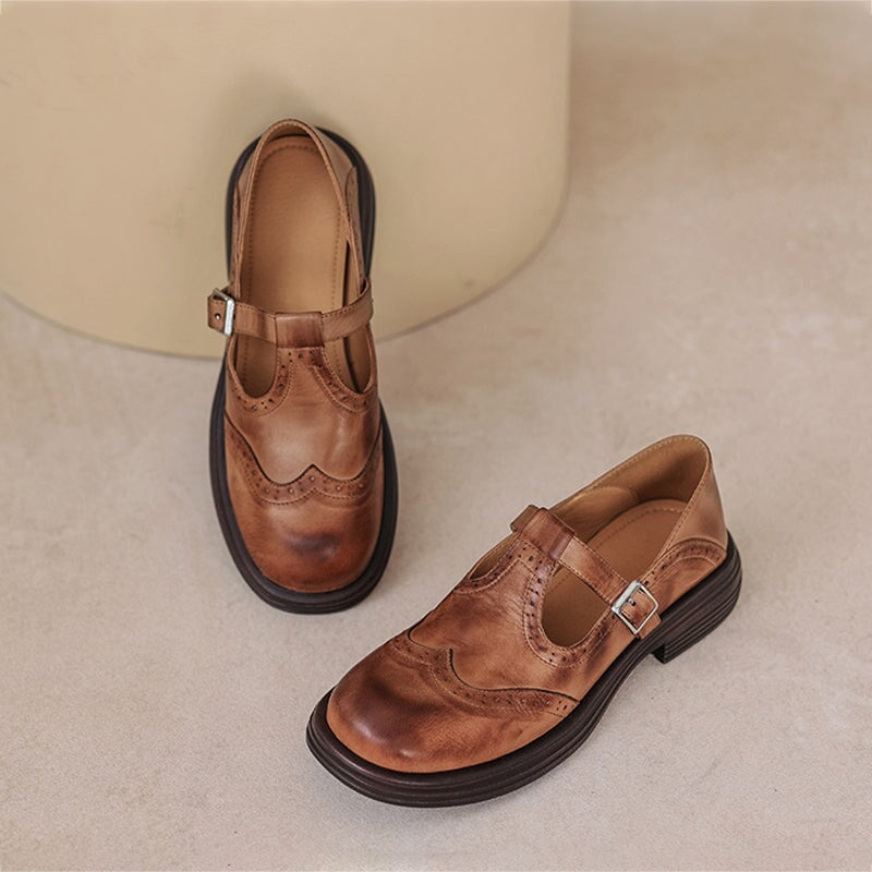 Aline | Mocassins Plats à Bride