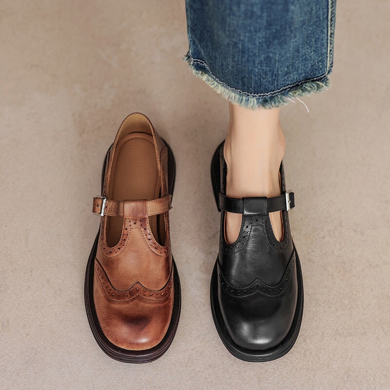 Aline | Mocassins Plats à Bride