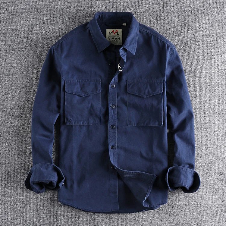 Henri | Chemise Poches Homme