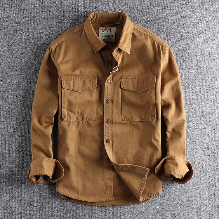 Henri | Chemise Poches Homme