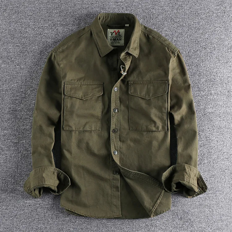 Henri | Chemise Poches Homme