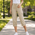 Mélissa | Pantacourt Cargo Femme