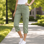 Mélissa | Pantacourt Cargo Femme