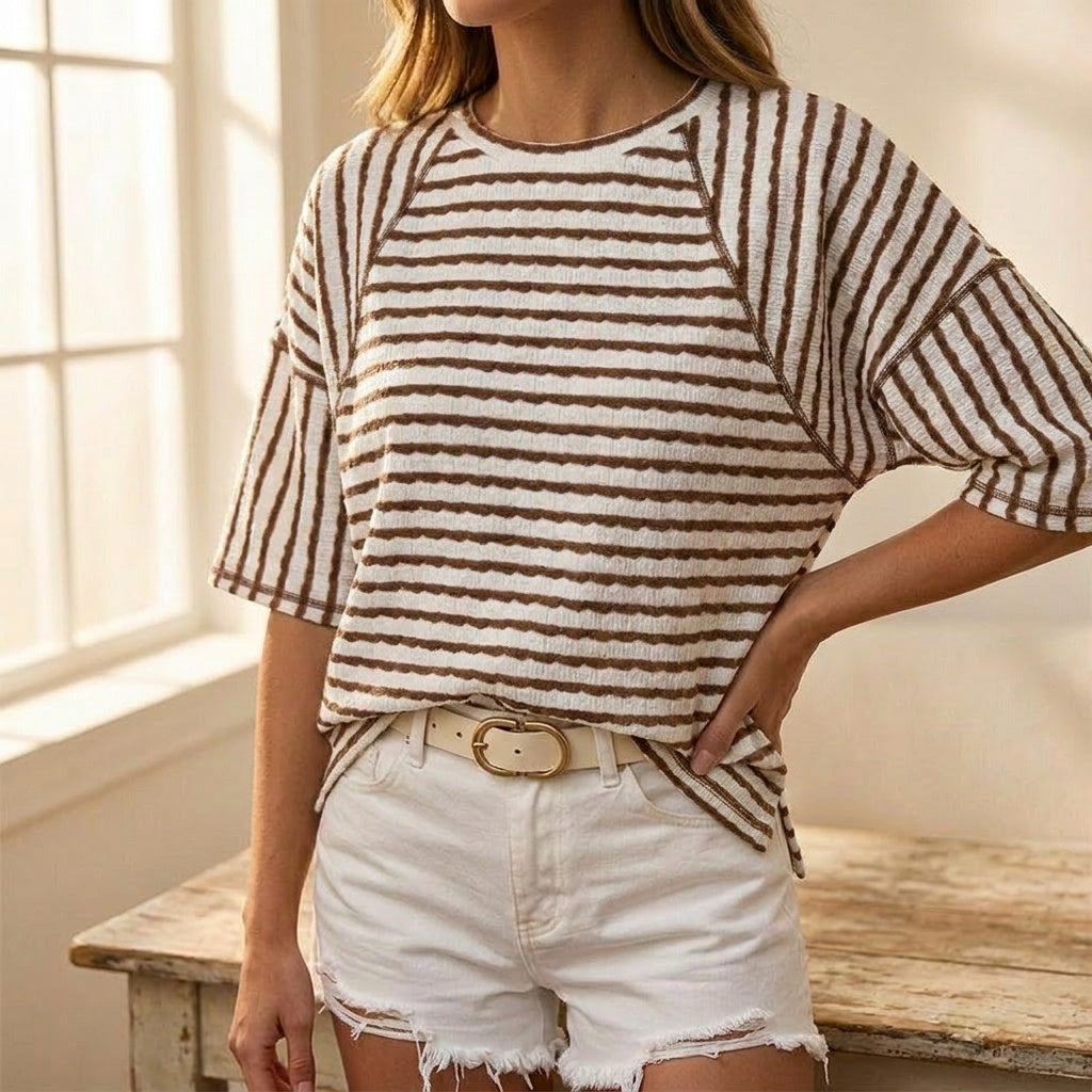 Marivelle | T-Shirt Rayé Femme