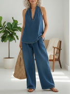 Inès | Ensemble Denim Dos Nu