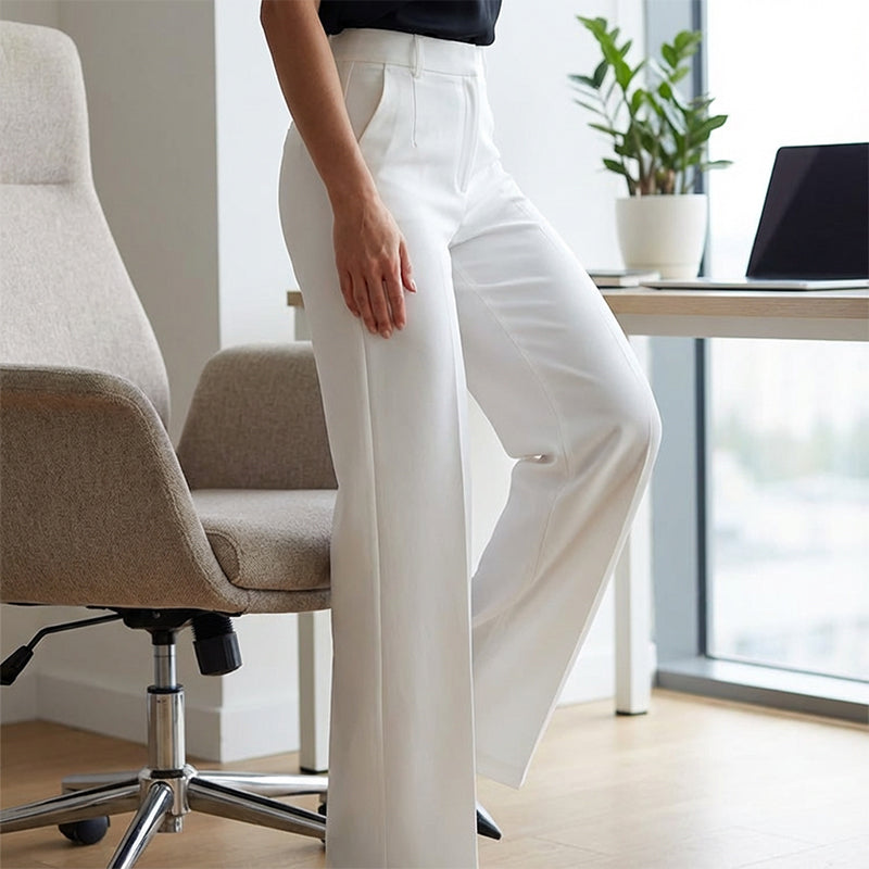 Vivara | Pantalon Tailleur Large Taille Haute