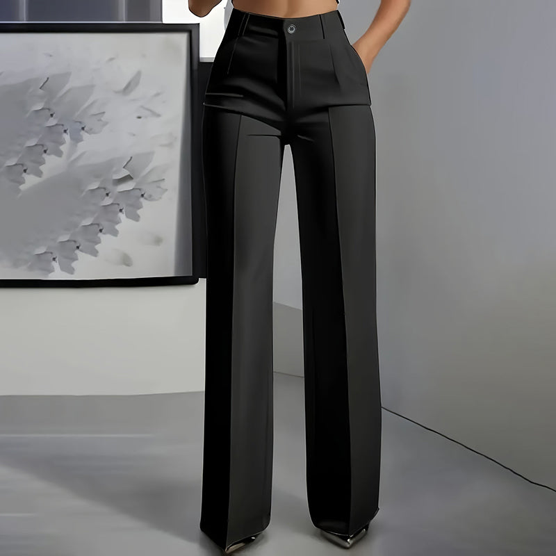 Vivara | Pantalon Tailleur Large Taille Haute