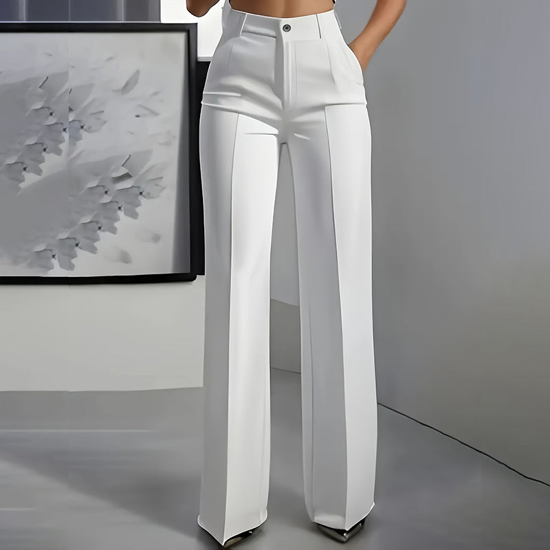 Vivara | Pantalon Tailleur Large Taille Haute