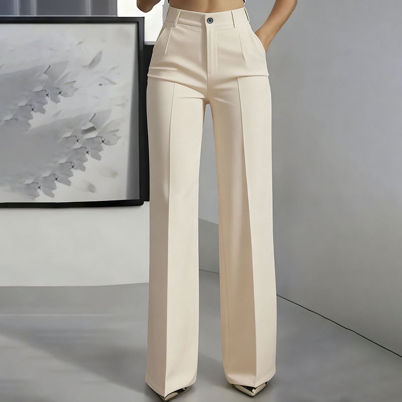 Vivara | Pantalon Tailleur Large Taille Haute