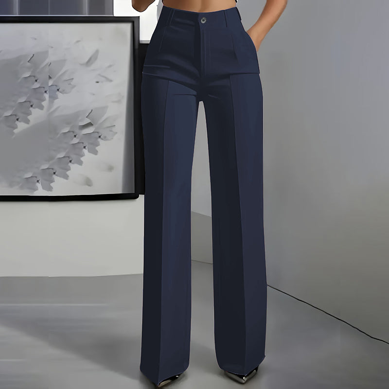 Vivara | Pantalon Tailleur Large Taille Haute
