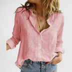 Claudine | Chemise Boutonnée en Lin