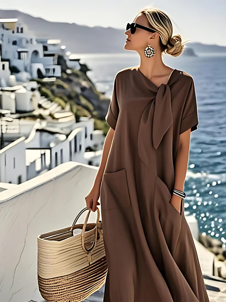 Tiphaine | Robe Longue À Poches