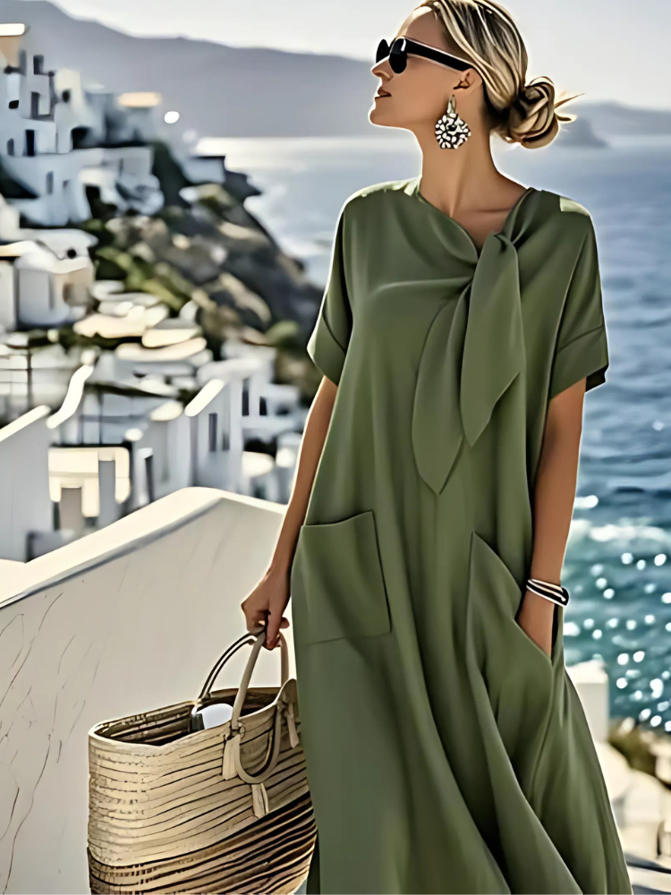 Tiphaine | Robe Longue À Poches