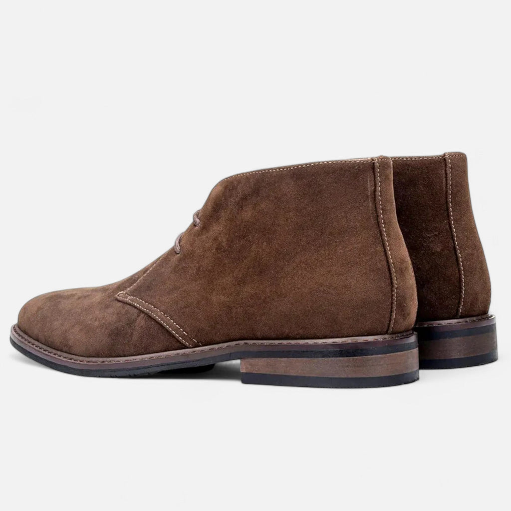 Rivaclo | Bottines chukka en cuir marron pour homme