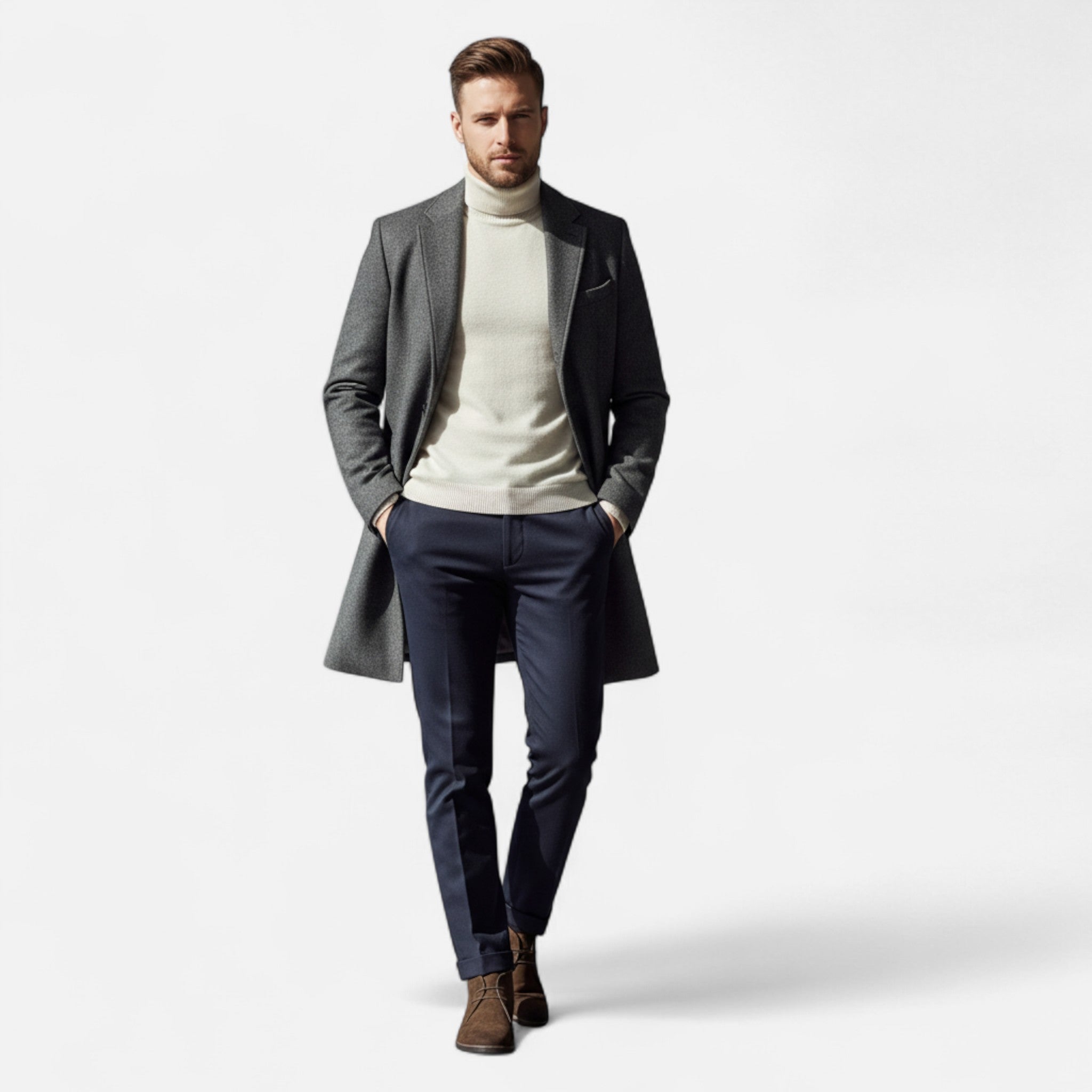 Rivaclo | Bottines chukka en cuir marron pour homme