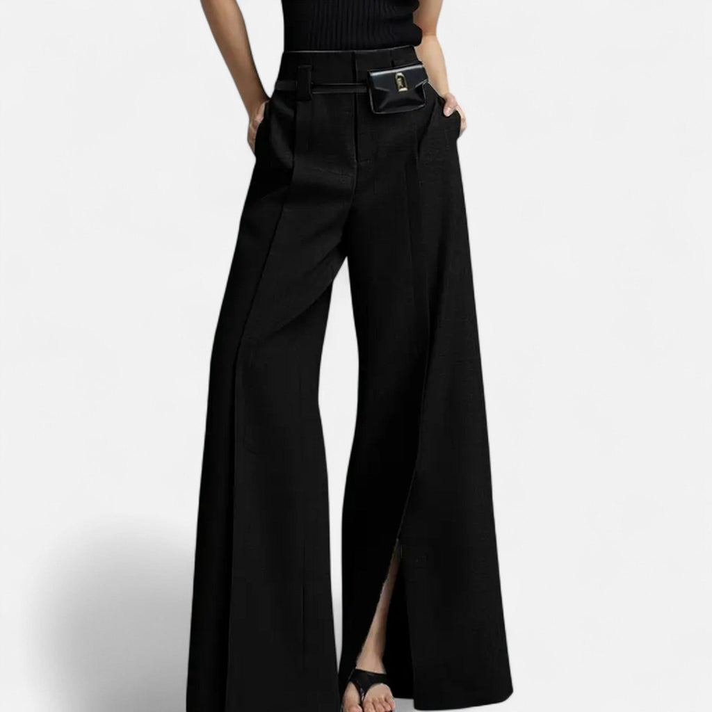 Rivaclo | Pantalon élégant à jambes larges pour femme