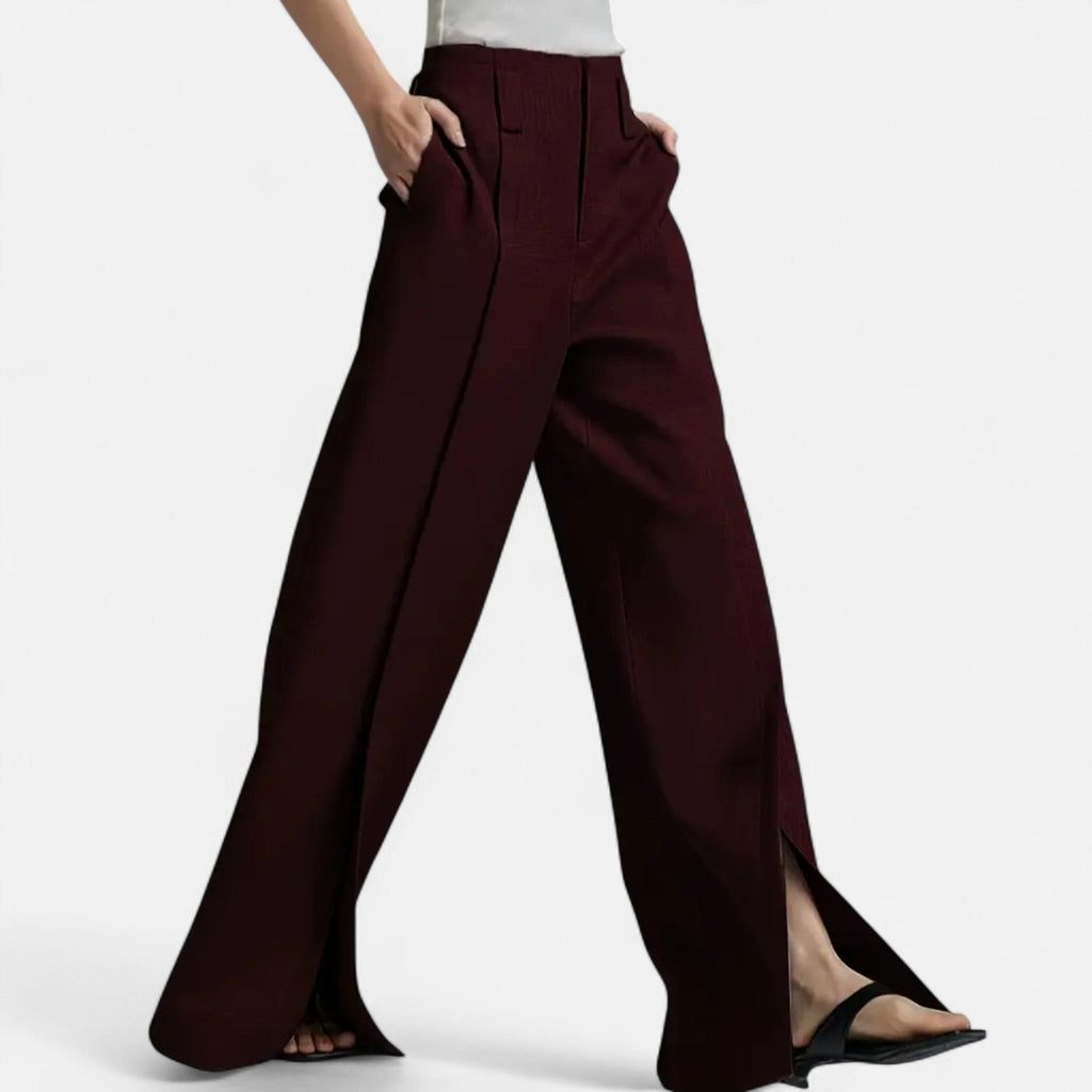Rivaclo | Pantalon élégant à jambes larges pour femme