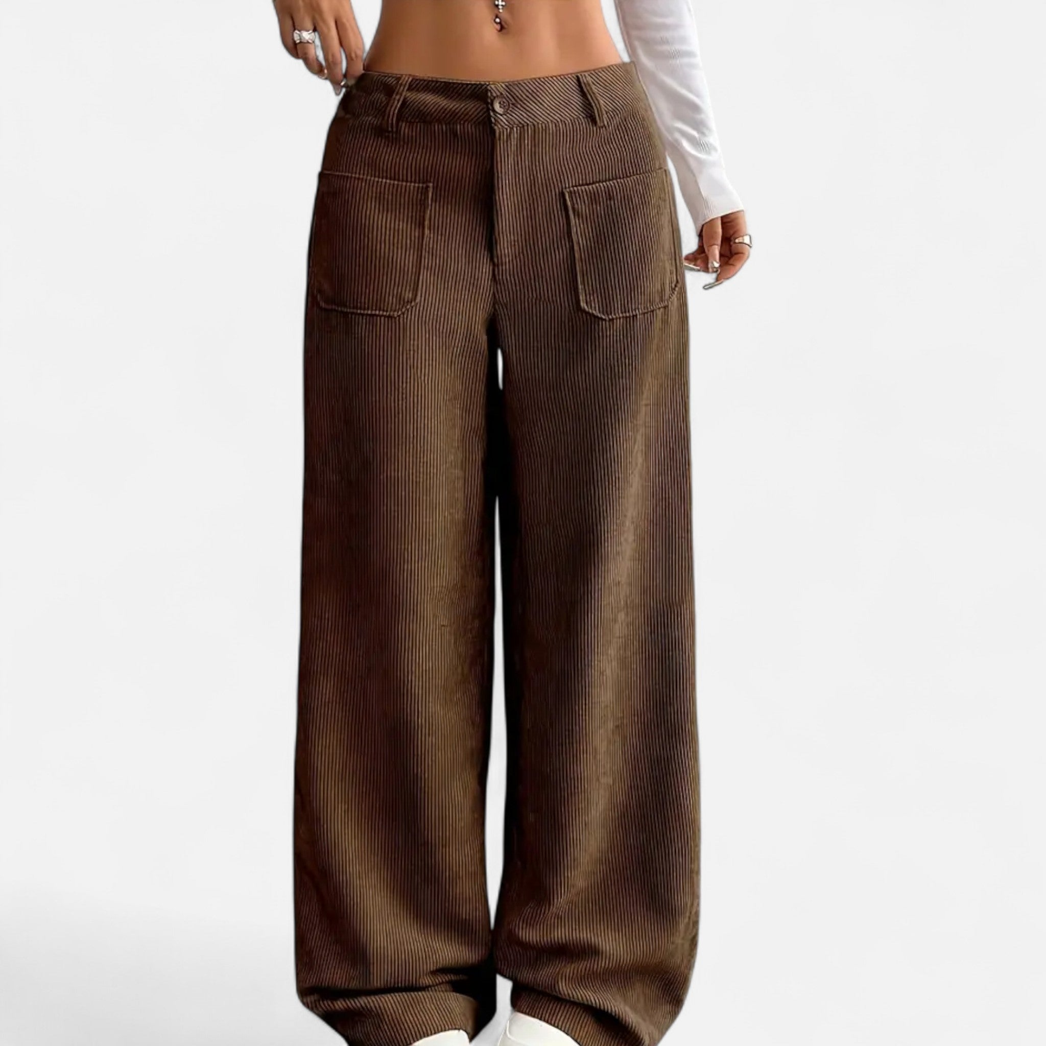 Rivaclo | Pantalon en velours côtelé Heritage pour femme