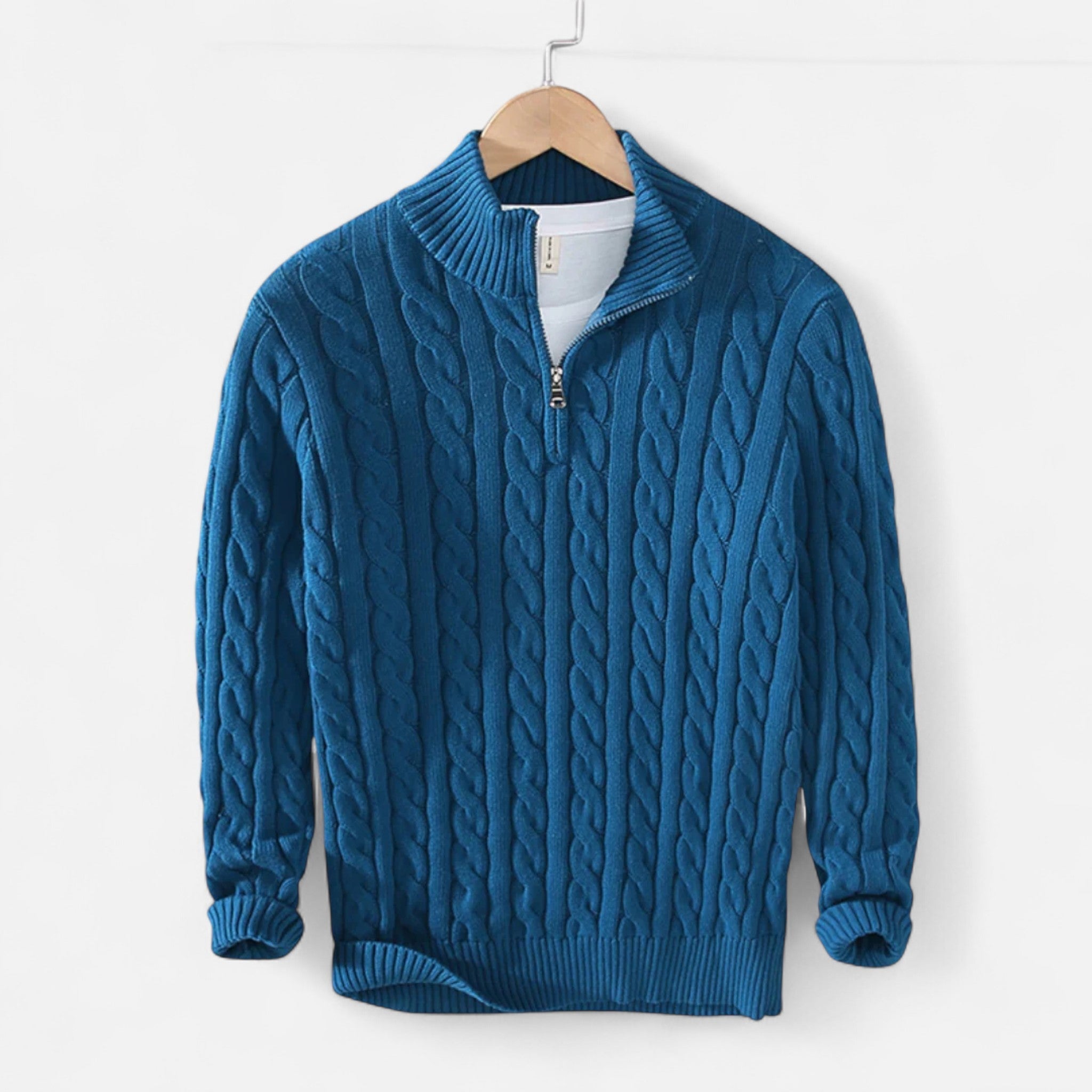 Rivaclo | Pull classique à fermeture éclair pour homme