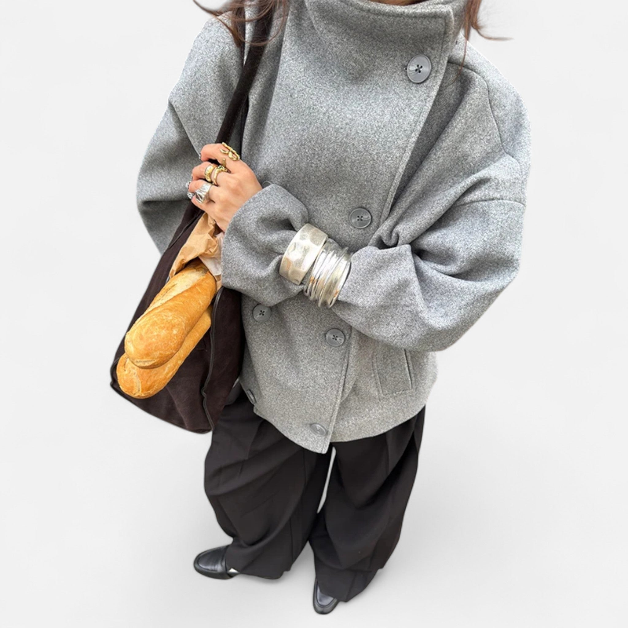 Rivaclo | Veste décontractée à manches amples pour femme