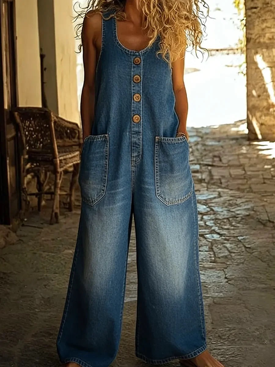 Karine | Salopette Denim Vintage