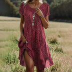 Amandine | Robe d’Été Bohème Fleurie