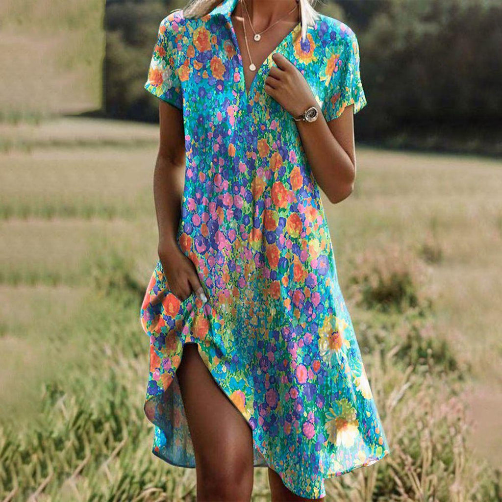 Amandine | Robe d’Été Bohème Fleurie