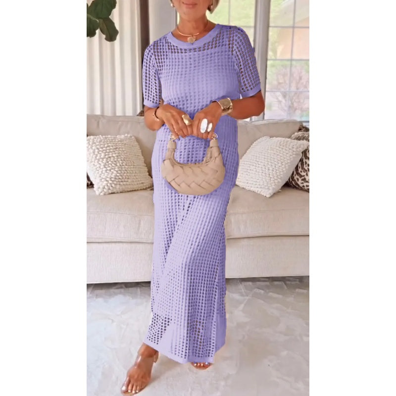 Solenna | Robe Maxi Ajourée